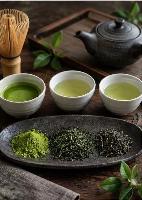 抹茶・玉露・煎茶。その違いを知る。