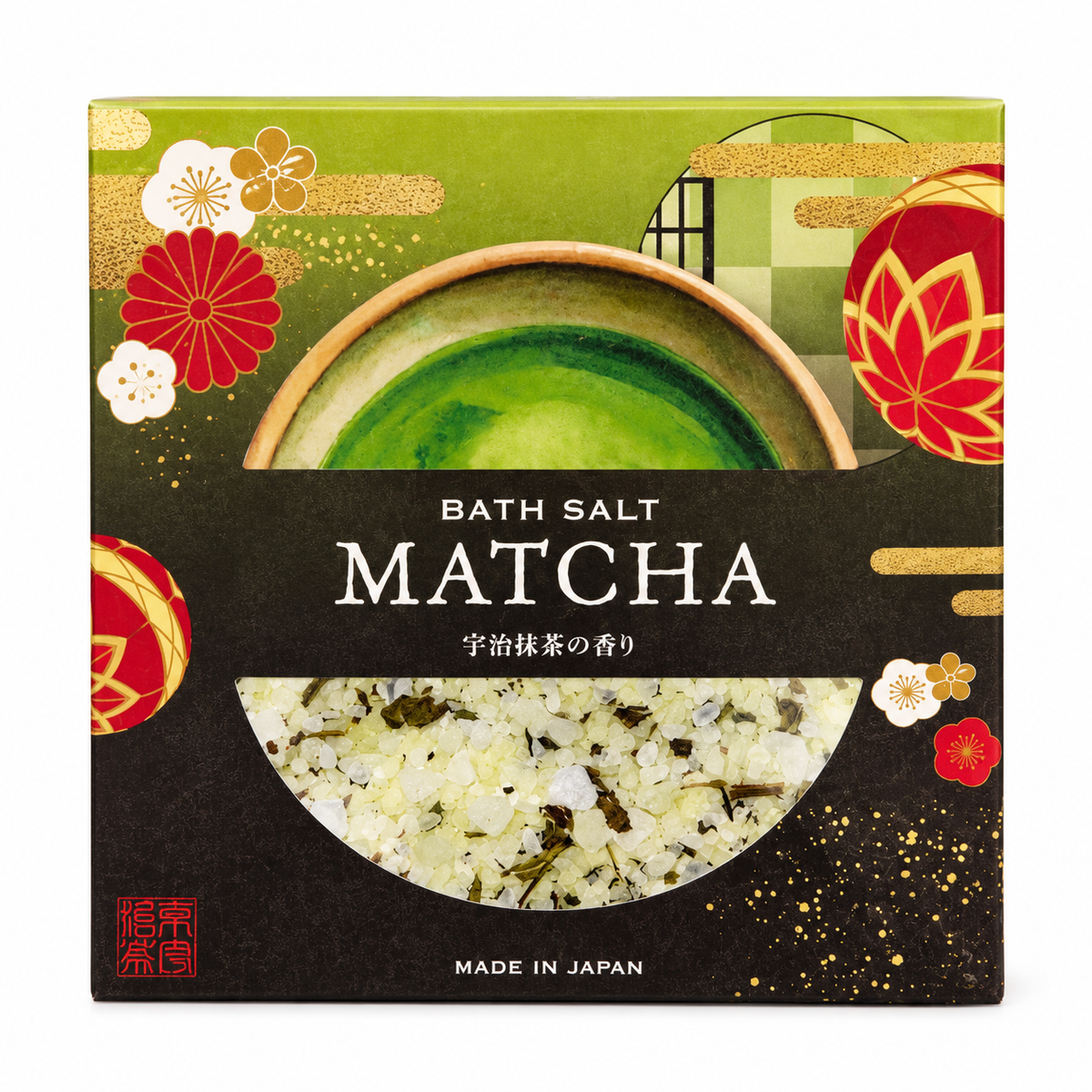 日本製 MATCHA BATH SALT バスソルト｜宇治抹茶の香り