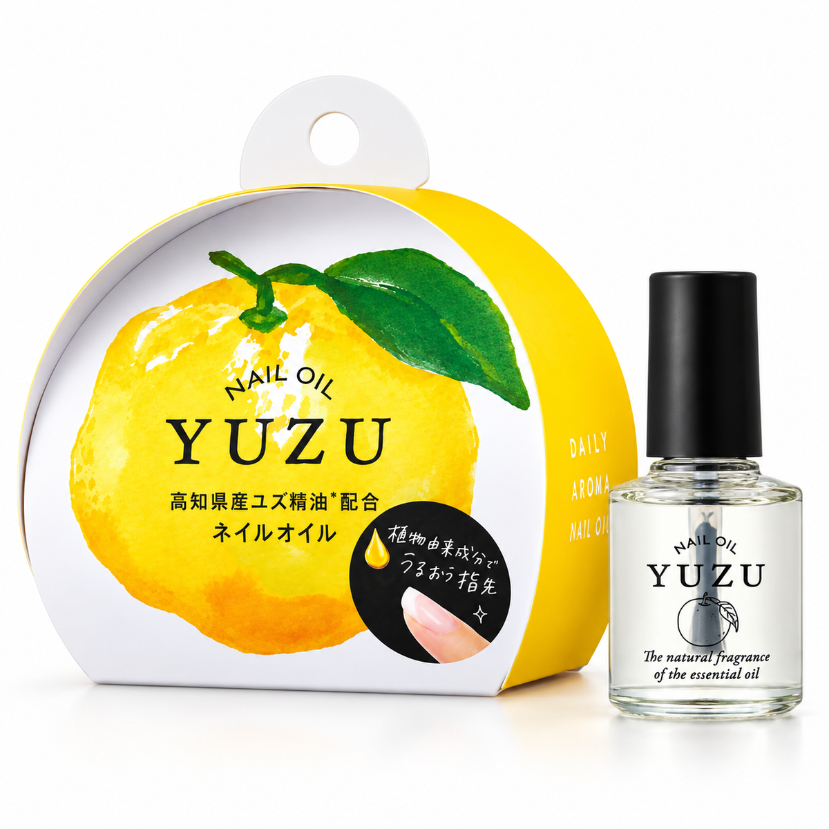 デイリーアロマ 高知県産YUZU ネイルオイル｜国産ユズ精油配合・爽やかな柚子の香り