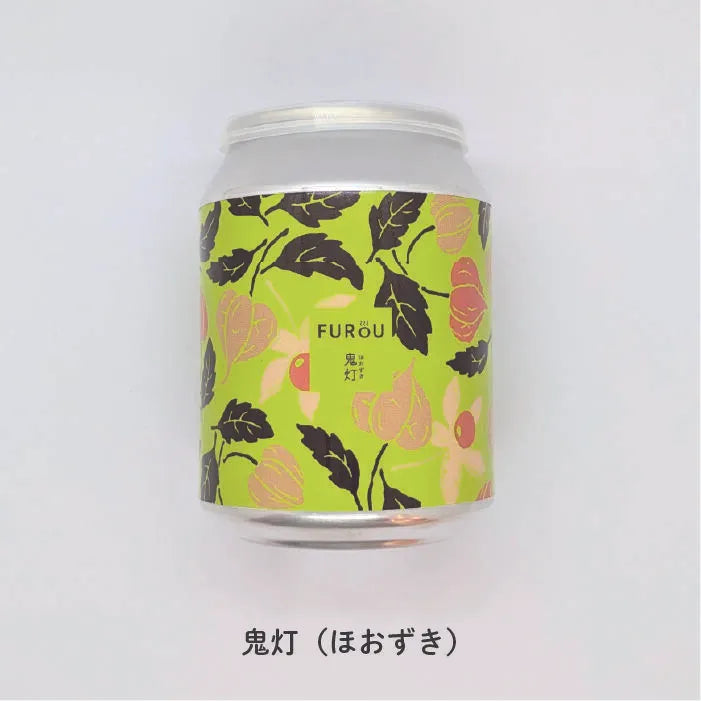 FUROU 鬼灯 入浴剤｜日本製 ほおずきの香り 缶入りバスソルト