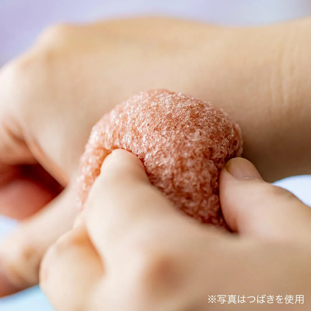 こんにゃくパフ『和の力』つばき