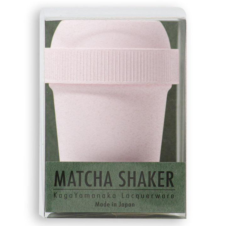 抹茶シェーカー 加賀山中塗 桜色 日本製｜MATCHA SHAKER