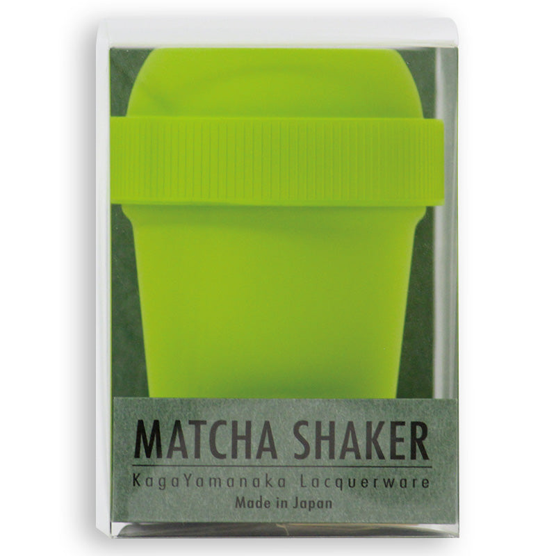 抹茶シェーカー 加賀山中塗 若葉色 日本製｜MATCHA SHAKER