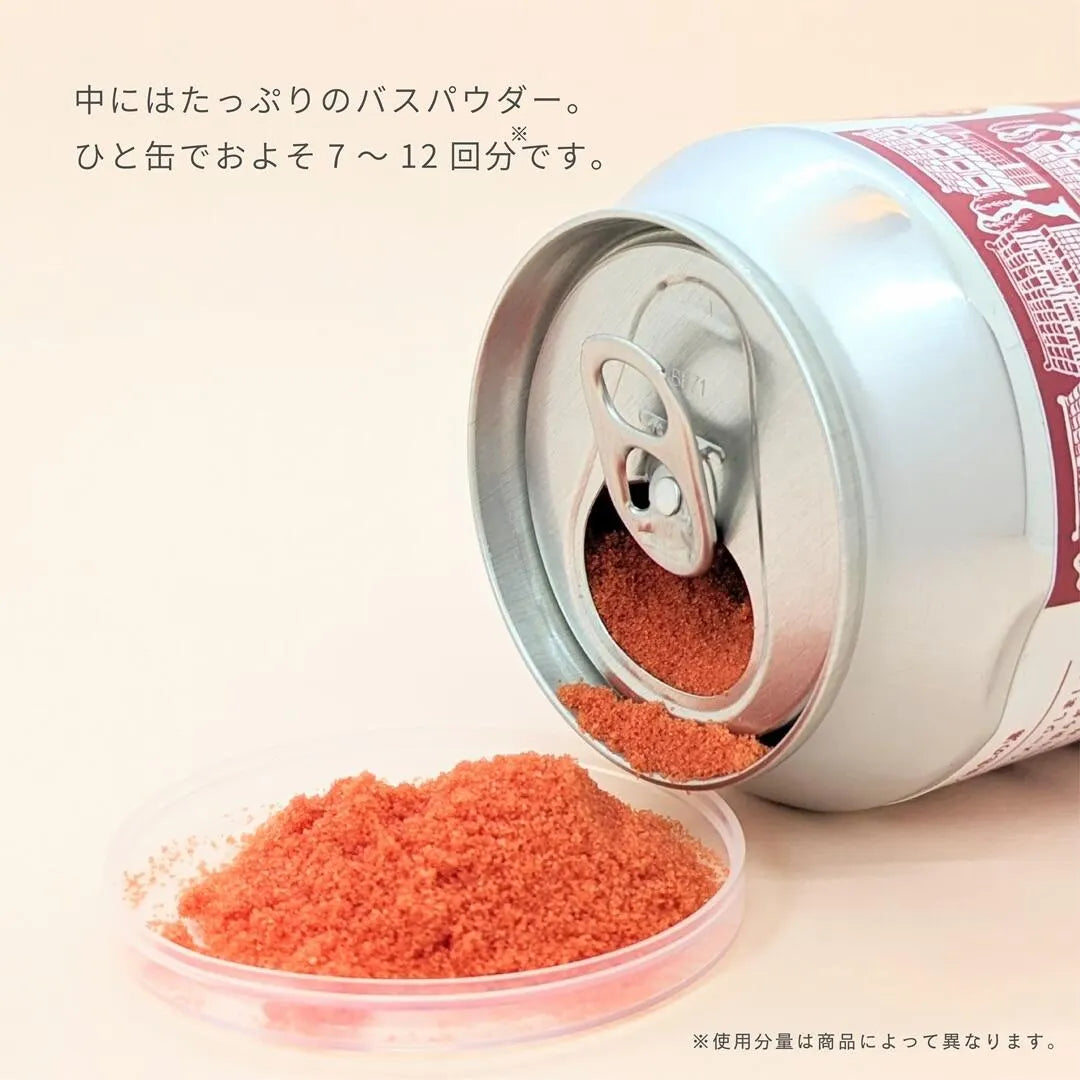 FUROU 薄桜 入浴剤｜日本製 桜の香り 缶入りバスソルト