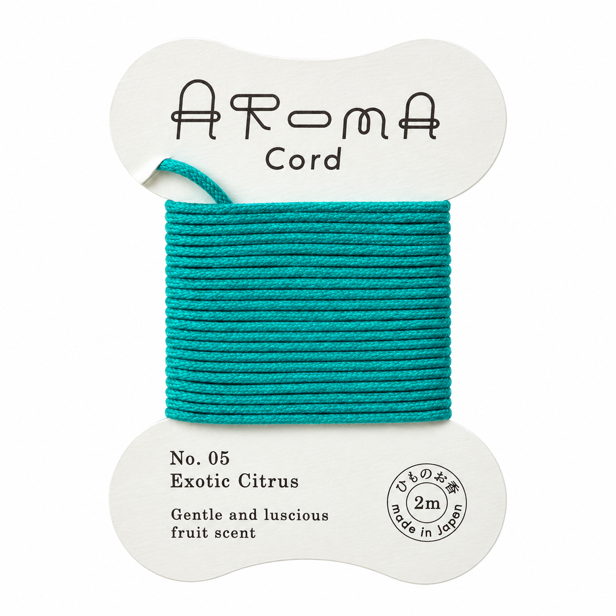 日本製 薫寿堂 AROMA Cord 紐のお香｜No.05 エキゾチックシトラス・2m