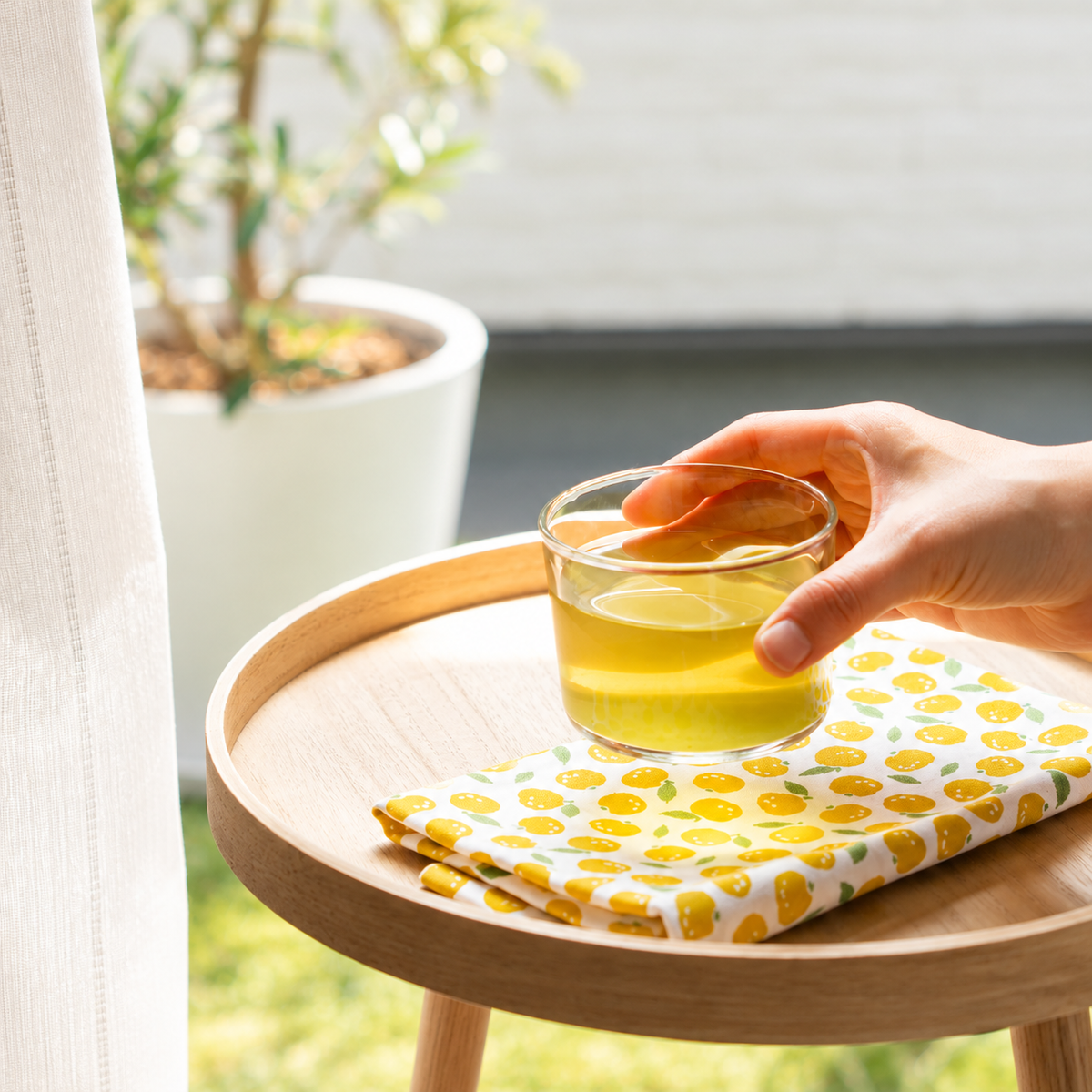 【手ぬぐいに包まれたお茶】TEA-NUGUI つゆひかり煎茶